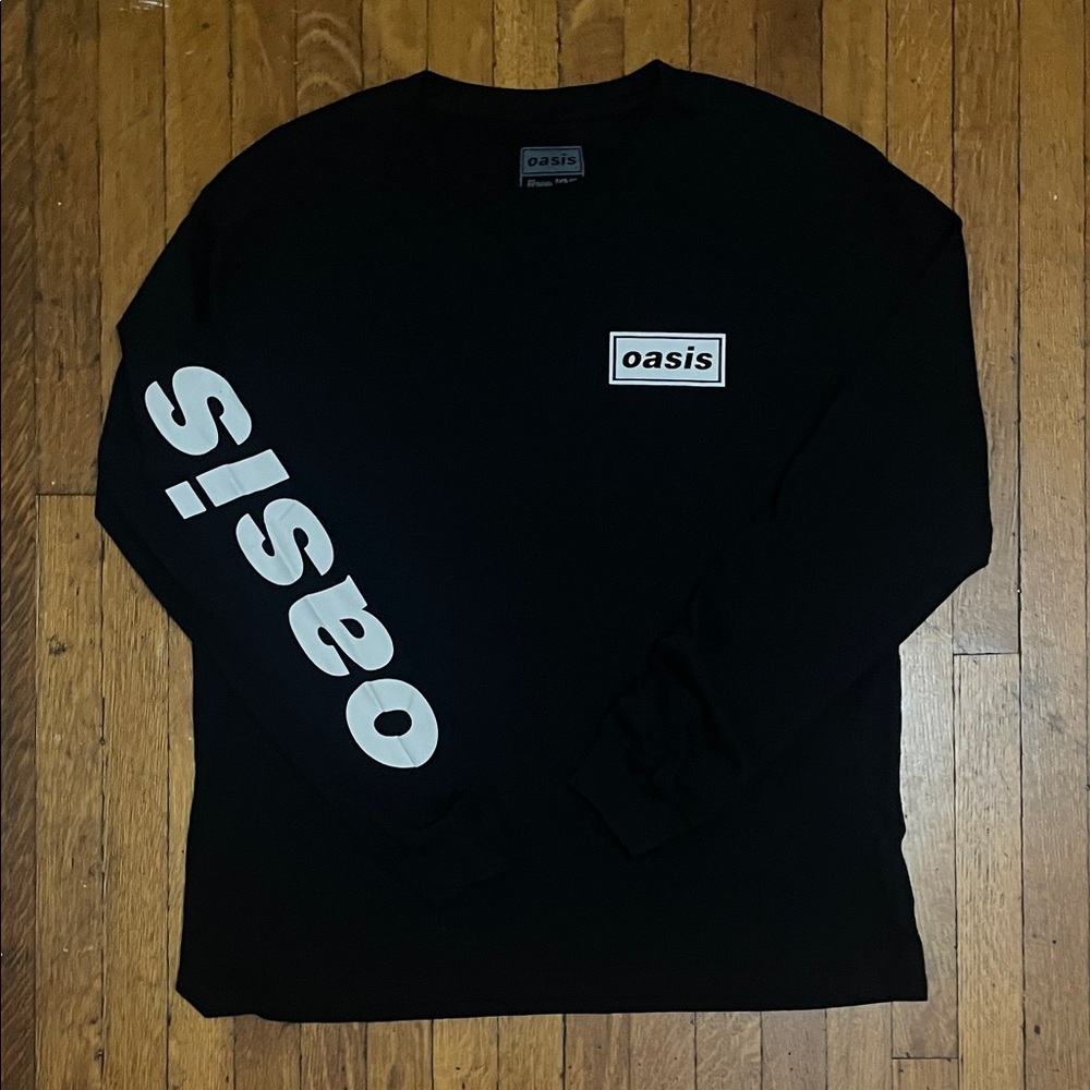 Oasis Black Long Sleeve Tee Official 2025 Merchandise